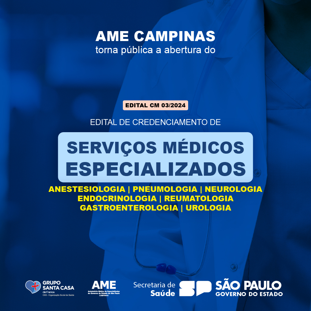 AME Campinas - Edital CM 03/2024