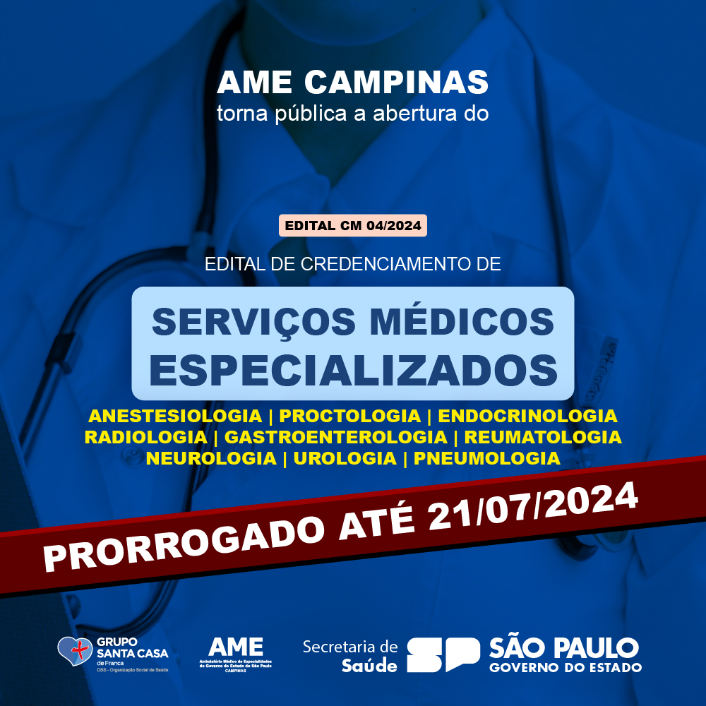 AME CAMPINAS/SP - Ambulatório Médico de Especialidades