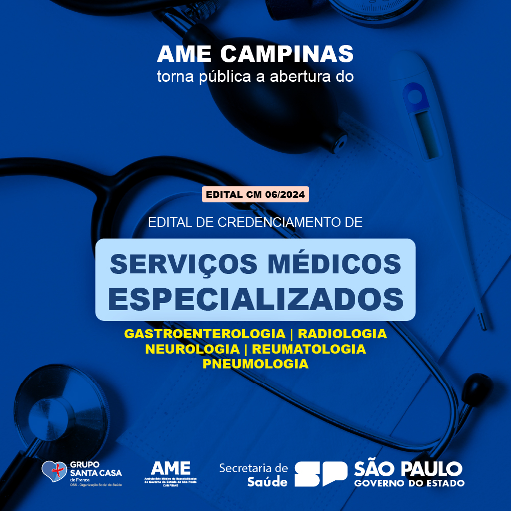 AME CAMPINAS/SP - Ambulatório Médico de Especialidades